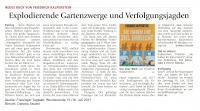 Vorschaubild: Artikel aus dem Freisinger Tagblatt über den Roman Sie haben ihr Ziel erreicht von Friedrich Kalpenstein. Auf einem kleinen Bild ist das Cover des Romans abgebildet.
